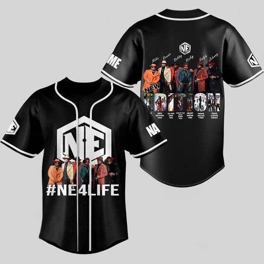 Personalized New Edition Baseball Shirt, New Edition NE Jersey, The New Edition Way Tour 2026 Shirt