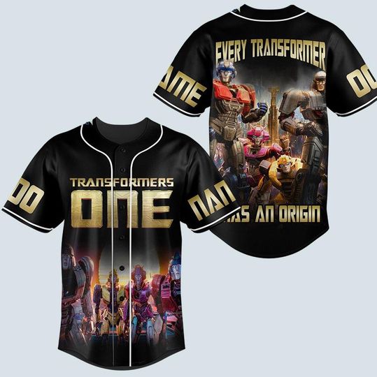 Personalized Transformer Movie Baseball Jersey, Autobots Jersey Men, Transformer Baseball Jersey
