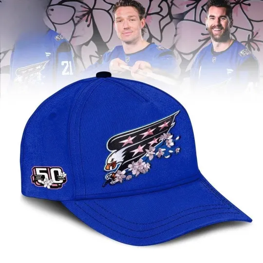 Discover Capitals 2025 Cherry Blossom Baseball Cap