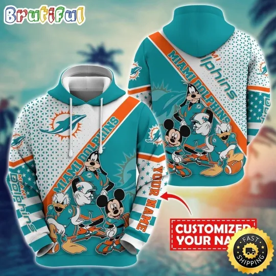 Discover Personalized Miami Football Team Dolphinss Hoodie