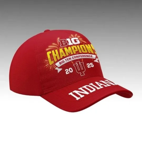 Discover Indiana Football 2025 Big Ten Champions Cap