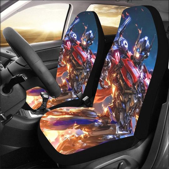 Discover Optimus Prime Car Seat Cover Travelling Gifts