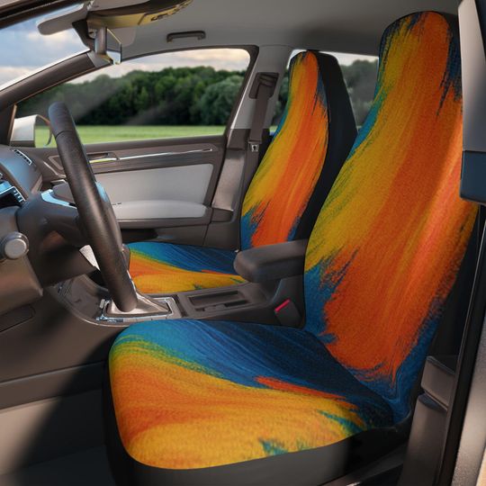 Discover Car Seat Covers  Custom Neoprene  Leather Automotive Seat Covers | Funny  Printed Designs | Universal Fit for Child & Adult