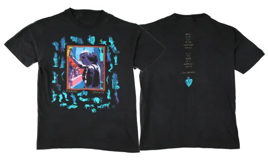 Carlos Santana Milagro 1992 Double Sided T-Shirt