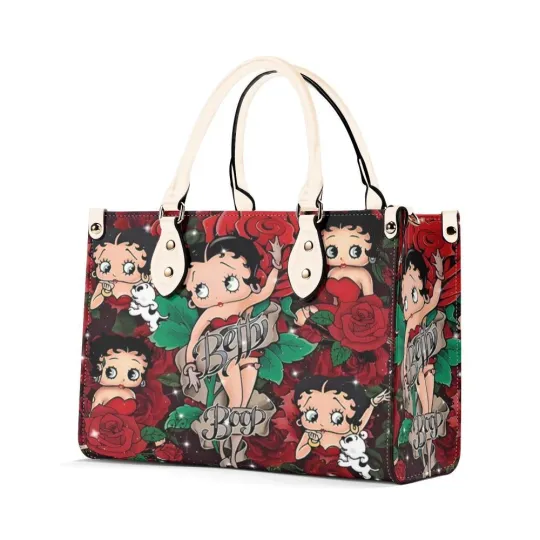 Discover Personalized Betty Boop Leather Handbag, Handbag Gift for Woman, Valentine Gift
