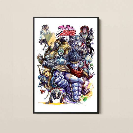 Discover Jojo Poster Vintage Canvas Cloth Photo Print