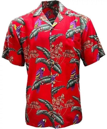 Discover Original Magnum PI Hawaiian Shirt, Paradise Found Aloha Shirt for Men, 3D Tropical Beach Shirt, Gift for Him, Retro Vacation Outfit