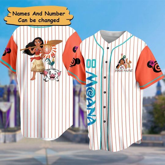 Discover Custom Island Princess Baseball Jersey, Native Cartoon Jersey Shirt, Princess lover Baseball Shirt, Family Baseball Shirt, Best Gift Ever