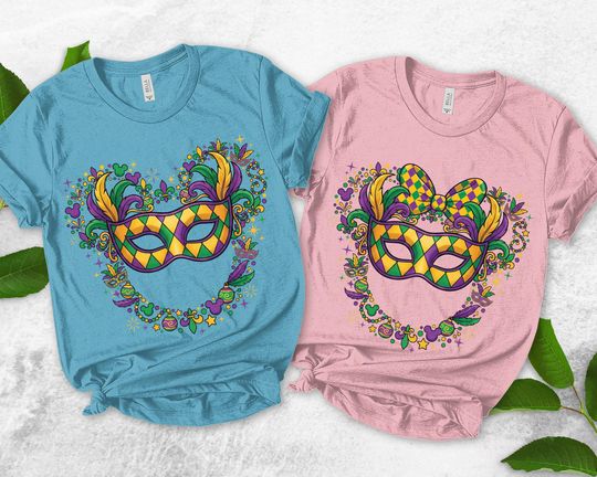 Discover Disney Mardi Gras Shirts, Disney Mardi Gras Family Matching Shirts, Disney Trip Matching Shirts  AXKY06