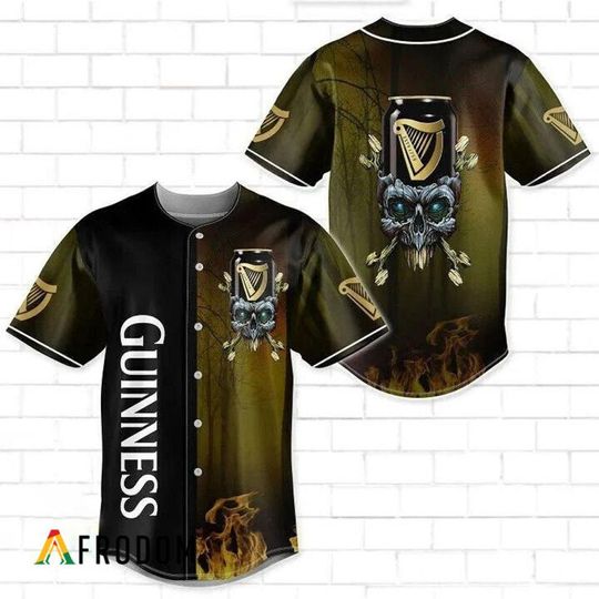 Discover Guinness Beer Baseball Jersey, Guinness Skull Jersey Shirt, Guinness Baseball Shirt, Family Baseball Shirt, Best Gift Ever