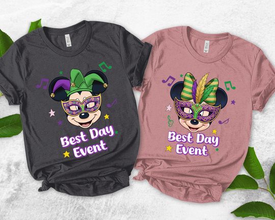 Discover Disney Mardi Gras Shirt, Mickey Festival Shirt, Minnie Carnival Tee, Disneyland Fat Tuesday Shirt, Disney World Mardi Gras Shirt AXK120