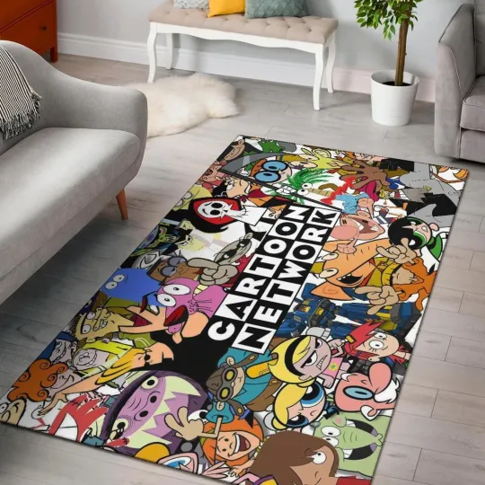 Discover Cartoon Network Characters Rug Rectangle Area Rug for Home & Living