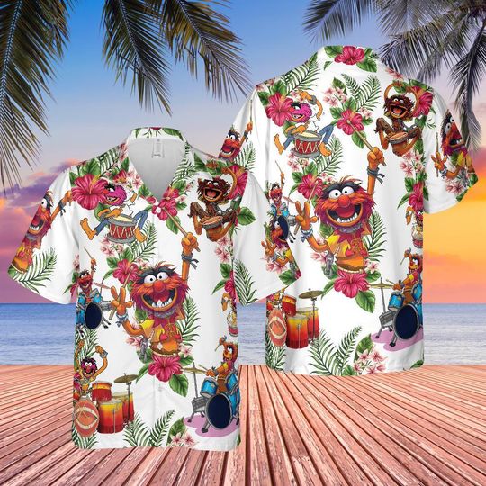Discover Animal The Muppet All Over Print 3D Hawaiian Shirt