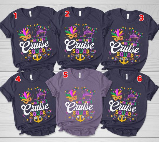 Discover Mardi Gras Cruise Shirts/Cruise Squad Shirt/New Orleans Mardi Gras Outfit/Cruising Lover Gift/Cruise Matching Family Cruising Shirt OGZK10