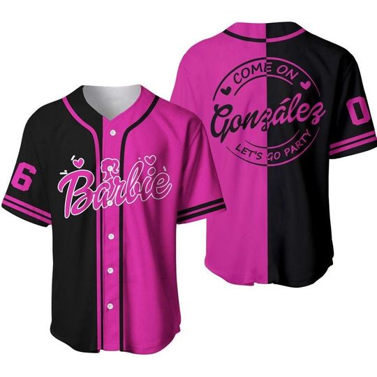 Discover Personalized Vintage Barbie Movie Baseball Jersey, Barbie Jersey, Barbie Baseball Shirt