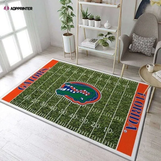 Florida Gators Home Field Rug for Living Room Decor