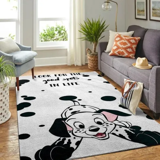 Discover 101 Dalmatians Movie Living Room Area No5563 Rug Living Room Area Rug