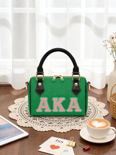 Discover AKA Handbags - Personalized Sorority Style Cossbody Bag - Elegant Gift for Her