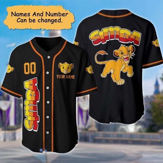 Discover Custom Lion Baseball Jersey, Lion Cartoon Baseball Jersey, Lion lover Baseball Shirt, Lion Family Baseball Shirt, Best Gift Ever