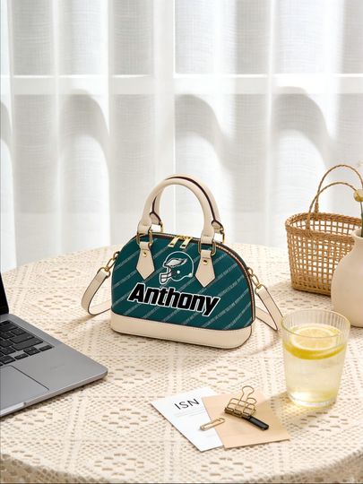 Discover Eagle Handbag for Women, Football Crossbody Purse, PU Leather HandBag, Stylish Game Day Fan Gift