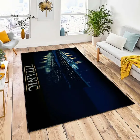 Discover Titanic Rug, Custom Area Rug, Decorative Carpet, Living Room Decor
