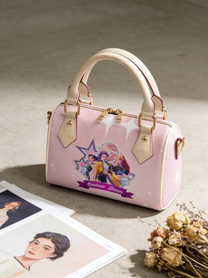 Discover Demon Hunter Handbag for Women - Personalized PU Leather Top Shoulder Bag - Gifts for Kpop fans