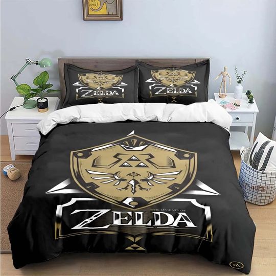 Discover Exquisite Game Z-ZELDA Printed Bedding Sets Exquisite Set Duvet Cover Bed Comforter Set Bedding Set Luxury Gift Home Textiles