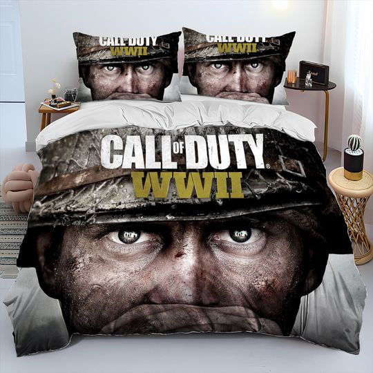 Discover 3DPrinting Game Call Of Duty Comforter Bedding Set,Duvet Cover Bed Set Quilt Cover Pillowcase,king Queen Size Bedding Set Kids