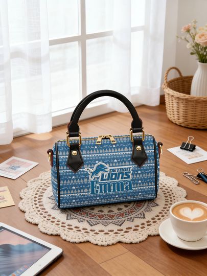 Discover Women Football Handbag - Custom Name - Gift for Moms - Girlfriends & Friends