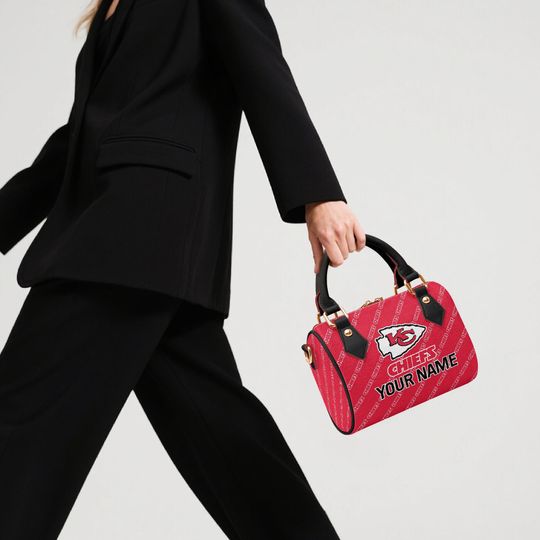 Discover Personalized Football Fan Handbag Custom Name Sports Purse  Gift for Female Fans