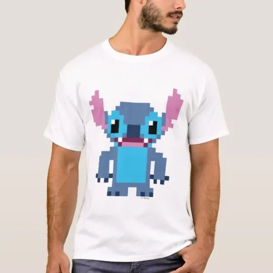 Discover Disney 8-Bit Stitch Size S - 5Xl, Gift For Friends