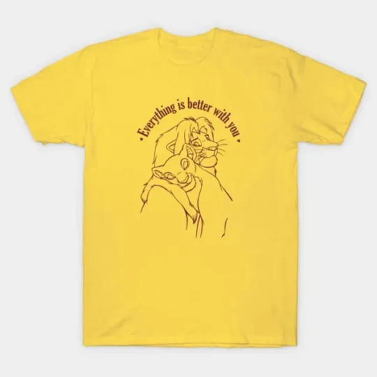 Discover Disney Simba And Nala The Lion King T-Shirt, Gift for Women