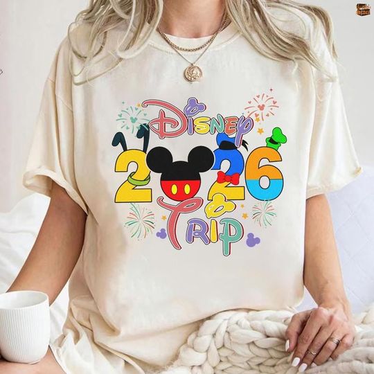 Discover Comfort Colors Disneyland 2026 Trip Shirt, Family Trip 2026 Shirt, Walt Disneyworld
