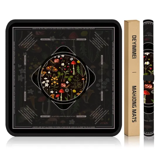 Discover Neoprene Mahjong Mat for Table 31.5"x31.5" - Non-Slip, Noise Reduction Cover ...