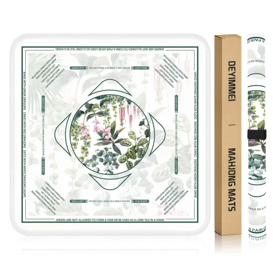 Discover Neoprene Mahjong Mat for Table 31.5"x31.5" - Non-Slip, Noise Reduction Cover ...