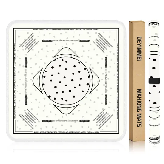 Discover Neoprene Mahjong Mat for Table 31.5"x31.5" - Non-Slip, Noise Reduction Cover ...
