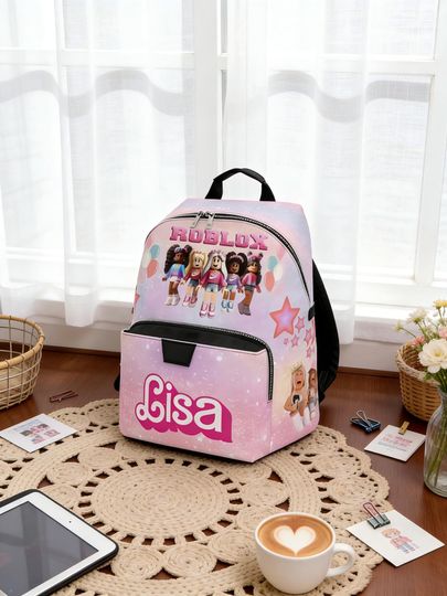 Discover Rolbox Girl Backpack - Custom Backpack - Back To School - Travel Bag - Gamer Gift