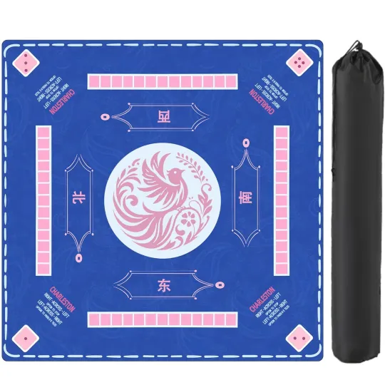Discover Mahjong Mat,Non-Slip Noise Reduction Gaming Mat, Suitable Mahjong, Poker, Car...