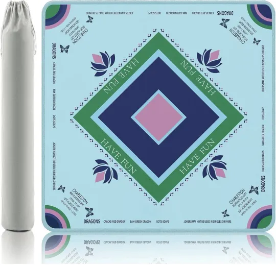 Discover Mahjong Slip and Noise Reduction Table Mat