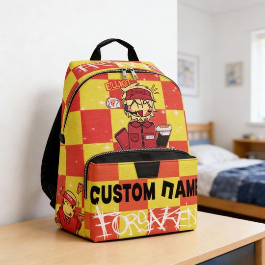 Discover Elliot Backpack - Custom name - Roblox Backpack - Pizza Lover Gift