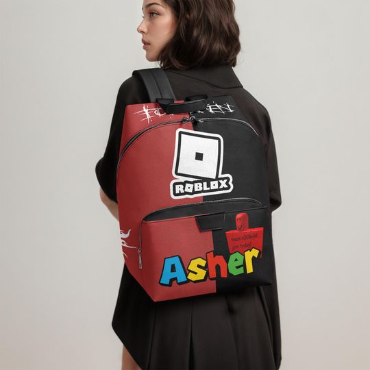 Forsaken Roblox Backpack - customizable with name - gift for Roblox fans