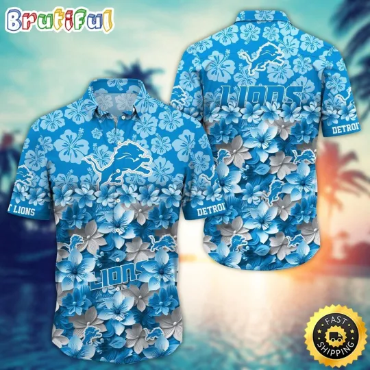 Discover football Detroit Lions Hawaiian Shirt Trending Summer