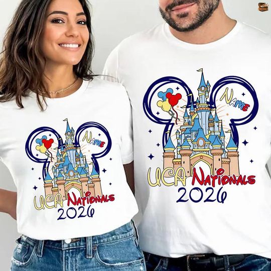 Discover Comfort Colors UCA All Star Nationals 2026 Shirt, Disneyland Couple Matching Tee, Family Vacation 2026, Family Trip Shirt, Castle Trip Shirt