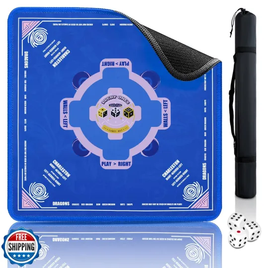 Discover Mahjong Mat Non-Slip, American Mahjong