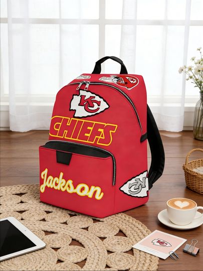 Discover Custom Name Backpack - Rugby Helmet Design - Gift For Athletes