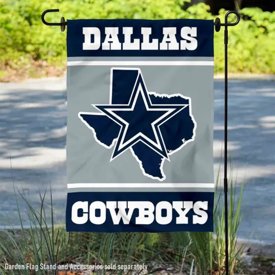 Discover Dallas Cowboys TX State  Garden Yard Banner Flag