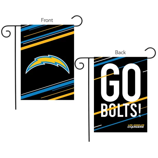 Discover Los Angeles Chargers Slogan Garden Flag football  12.5" x 18" Briarwood Lane