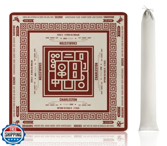 Discover Mahjong Mat Non-Slip Noise Reduction Gaming Mat for A