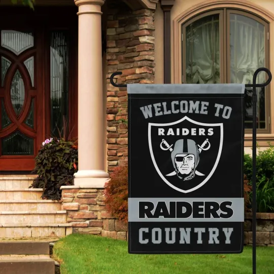 Discover Las Vegas Football Welcome Garden Flag 12x18" Double Sided Banner