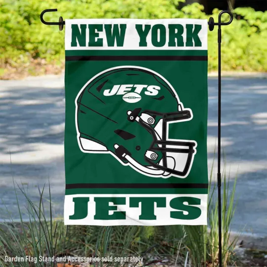 Discover New York Jets Helmet  Garden Yard Banner Flag